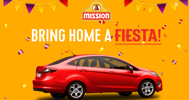 Mission Bring Home A Fiesta Sweepstakes (WinAFiesta.com)