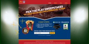 #7073-McDonald’s® 2014 NFL Sweepstakes I Enter Code-mcdpicktheplay_com