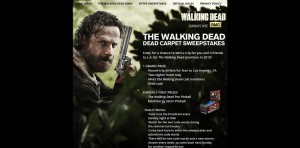 #7403-AMC » THE WALKING DEAD - DEAD CARPET SWEEPSTAKES-deadcarpet_amctv_com