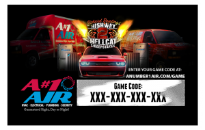 Richard Rawlings Highway 2 Hellcat Sweepstakes game code