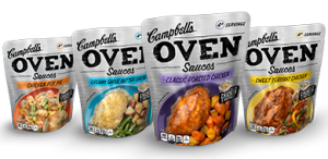 new campbell's oven sauces