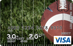 visa gift card football