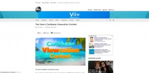 The View’s Caribbean Viewcation Contest