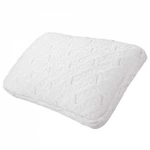 Serta Queen Gel Memory Foam 2 n 1 Scrunch Pillow