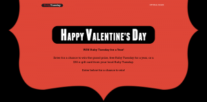 Win Ruby Tuesday For A Year Sweepstakes