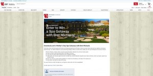 Overstock.com's Mother's Day Spa Getaway with Bret Michaels Sweepstakes