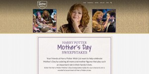 Harry Potter Mother's Day Sweepstakes