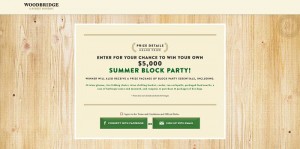 Woodbridge Summer Block Party Sweepstakes