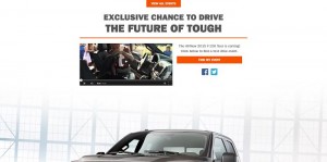 2015 F-150 Drive The Future Of Tough Sweepstakes