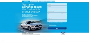 2015 Ford Vehicle Sweepstakes