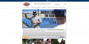 Dickies Catch With The Kids Sweepstakes 