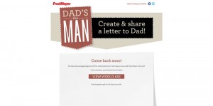 Fred Meyer Dear Mom, Dear Dad Sweepstakes