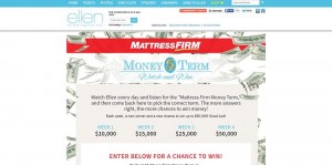 EllenTV.com/MattressFirm - Ellen's Mattress Firm Money Term Of The Day Contest