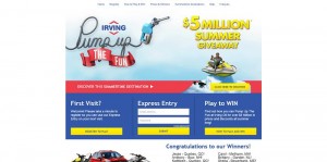 IrvingFun.com - Irving Oil Pump Up The Fun Game