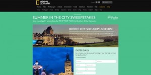 2015 Summer in the City Sweepstakes