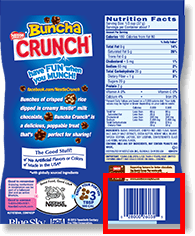 nestle crunch upc code