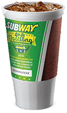 subway fourth and footlong cup code