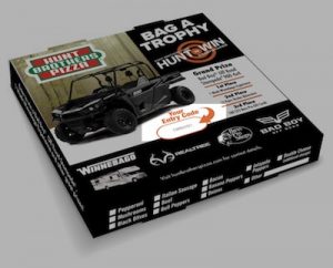 Hunt Brothers Pizza HuntToWin Pizza Box