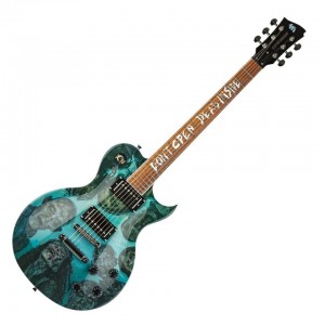 zombie burst the walking dead guitar