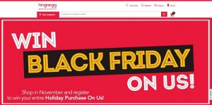 hhgregg Black Friday On Us Sweepstakes (hhgregg.com/on-us)