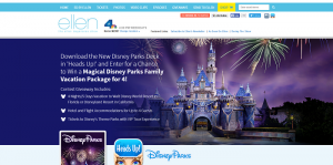 Ellen's Win a Magical Theme Parks Family Vacation Package Giveaway