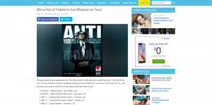 Ellen's Win a Pair of Tickets to See Rihanna on Tour Giveaway