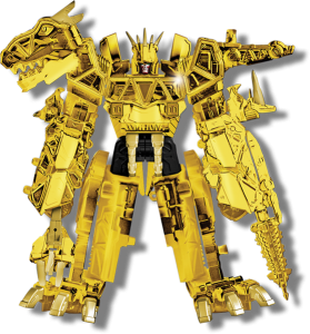 Power Rangers Limited Gold Edition Dino Charge Megazord toy