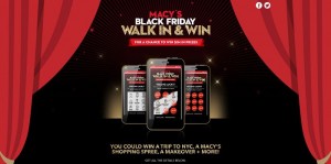 Macy’s Black Friday Walk In And Win (Macys.com/Win)
