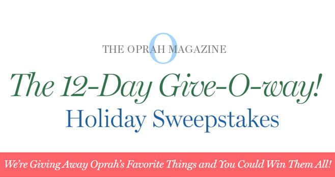 Oprah 12 Days of Christmas Giveaway 2018