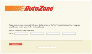 AutoZone Customer Satisfaction Survey