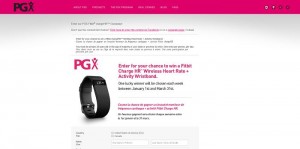 PGX Fitbit Charge HR Giveaway