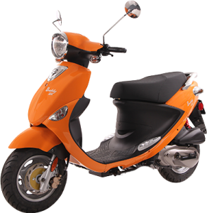 prize scooter orange