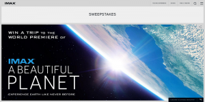 A Beautiful Planet IMAX Sweepstakes