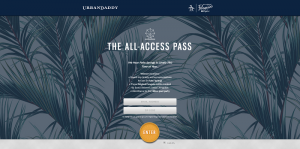 UrbanDaddy All-Access Pass Sweepstakes