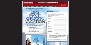 Cinemark Big Fat Greek Vacation Sweepstakes