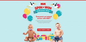 NUK Spin & Win Instant Win Game