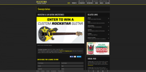 Rockstar & Car Guitar Sweepstakes