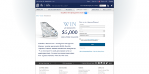 Blue Nile Signature Diamond Sweepstakes