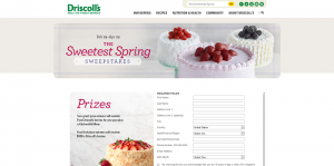 Driscoll's The Sweetest Spring Sweepstakes