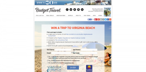 Budget Travel Win a Trip to Virginia Beach Sweepstakes