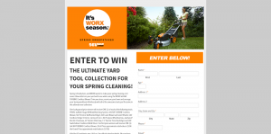 2016 It’s WORX Season Spring Sweepstakes