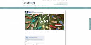 2016 Sperry Year of Sperry Sweepstakes