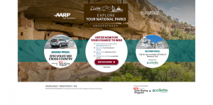 AARP Explore Your National Parks Sweepstakes and Instant Win Game