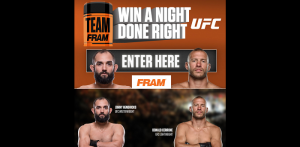 FRAM 2016 Night Done Right Sweepstakes