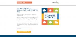 Higher One Financial Forecast Instant Win Game