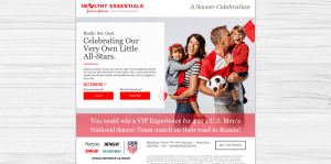 Johnson & Johnson A Soccer Celebration Promotion