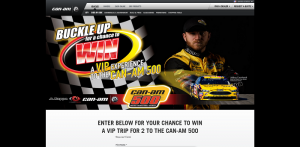 Buckle Up with Can?Am Sweepstakes