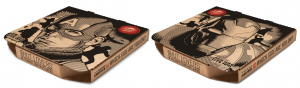 Pizza Hut Captain America Pizza Box