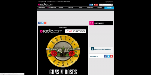 Radio.com Guns N’ Roses Opening Night Sweepstakes