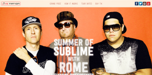 Live Nation Summer of Sublime With Rome Flyaway Sweepstakes